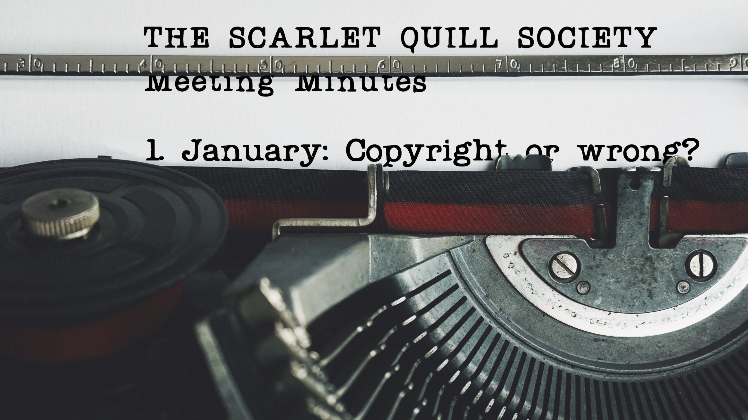 The Scarlet Quill Society: Welcome to 2024